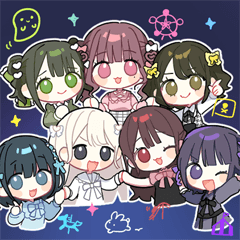 よるあみスタンプ 3【夜光性アミューズ】