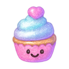 kirakira seal sticker