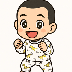 boy in dinosaur pajamas