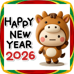 み~んな使える♡大人の年賀スタンプ2026♡