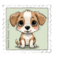 The puppy Pochi is still alive today