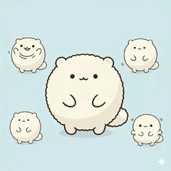 Marshmallow Planet Sticker