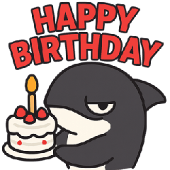 Cool Orca [killer whale]  Daily Sticker