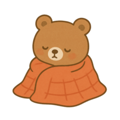 Cozy Cocoa Winter Bear Stickers