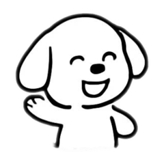 Simple dog (hand drawn)