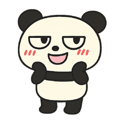 Everyday-friendly stickers -Pandacchi