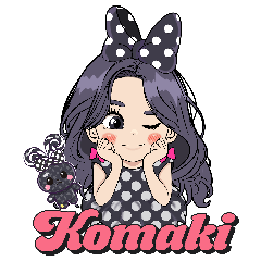 komaki' Sticker