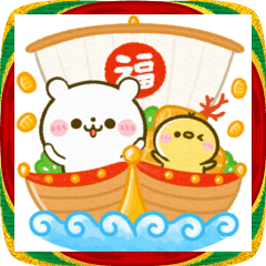 お正月♡しろくま