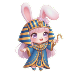 うさぎ娘の世界伝統衣装