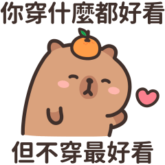 水豚君有點瑟♡