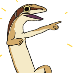 Takydromus tachydromoides-moveSticker