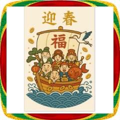 BIGスタンプ年賀状2026