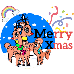 Shirley Christmas stickers -1