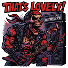 重金屬健身骷髏貼圖