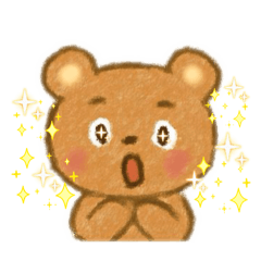 Fuzzy Bear Stickers