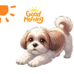 Animal Steker Shih Tzu EditionEng Vr