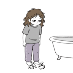 ★風呂キャンセル界隈女子スタンプ★