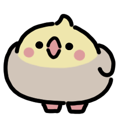 Cockatiel animated Sticker (Cinnamon)