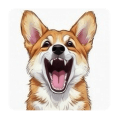 表情のみシリーズ✳︎コーギーさん