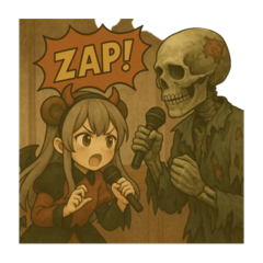 ラップバトルの仲裁をするドア先輩