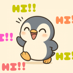 Happy Penguin Greetings