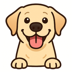 ラブくんの毎日ラブラドールスタンプ