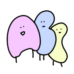 ゆるあるふぁべっと　ぱすてるからー