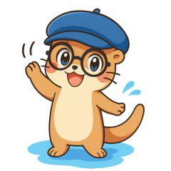 Honwaka Otter-kun Stickers