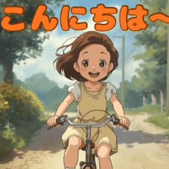 cute  little girl anime