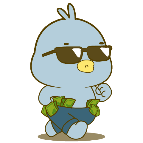 Fat Blue Bird 3 : Pop-up stickers