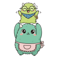 怪獸親子日常(親子篇第一彈)