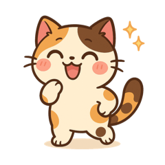 這隻花貓很有事！表情包