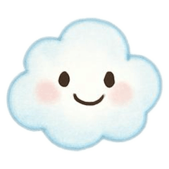 表情のみ✳︎ふわふわ雲