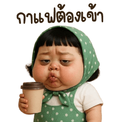 ma-now green pokadot BIG