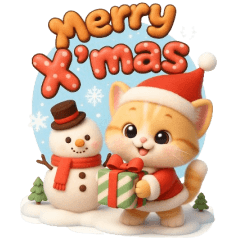 แมวน้อยสีส้ม อวยพรปีใหม่ และเทศกาลต่างๆ