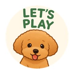 Toy Poodle Stamp NAME IS COCO