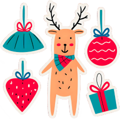 Christmas kawaii Sticker2