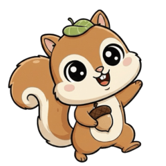 松鼠寶的表情包(無字版)