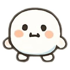 表情のみシリーズ✳︎もちもちお餅さん