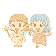 Twin fairies Minachan & Namichan