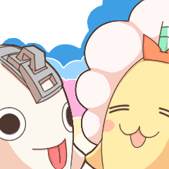 My super fun Watachuck stamp