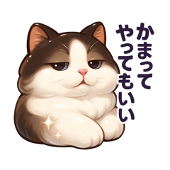 Glossy & Puffy! Tsundere Cat