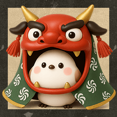 【午年】冬・年末年始♡ふわふわシマエナガ