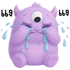 มอนเตอร์สามตา อ้วนกลม น่ารัก