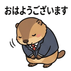 お仕事マーモットスタンプ