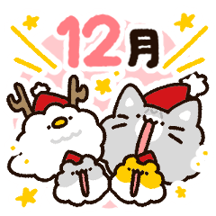 Dec,Xmas MOKODORI sticker