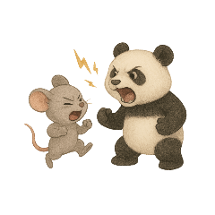 Bear & Mouse: Cute Childish Quarrels