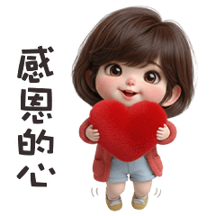 (⁎⁍̴̛ᴗ⁍̴̛⁎) 鮑伯頭女孩感恩的心