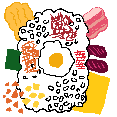 深めのおにぎり