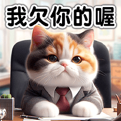 Job Burnout Cats Animated (FS)